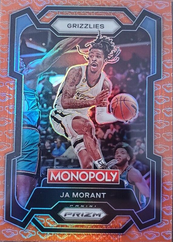 Ja Morant 2023 Prizm Monopoly #44 Handshake Deal PSA 10 Price 