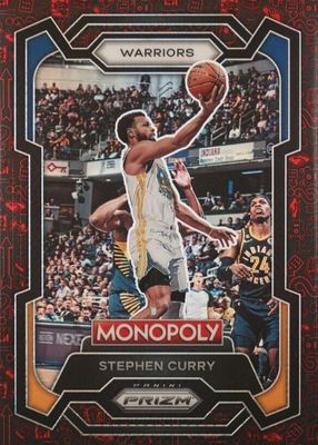 2023 Prizm Monopoly #28 Monopoly Red Pattern