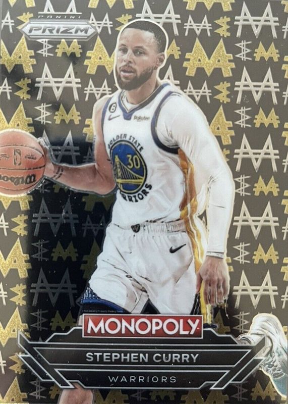 Stephen Curry 2023 Prizm Monopoly #B10 Millionaire Black /(SSP) PSA 10