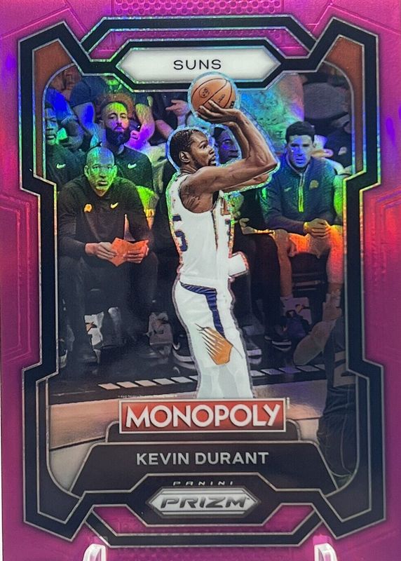 Kevin Durant 2023 Prizm Monopoly #70 Pink /149 RAW