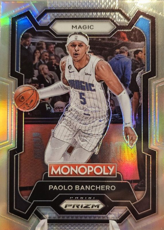 Paolo Banchero 2023 Prizm Monopoly #64 Silver PSA 10