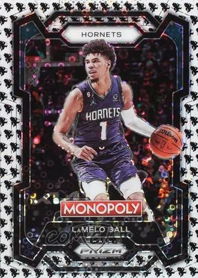 2023 Prizm Monopoly #13 Monopoly Man Black & White