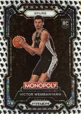 2023 Prizm Monopoly #81 Monopoly Man Black & White