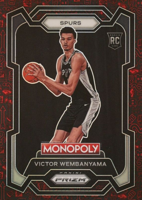 thumbnail image 2 of 2023-24 Monopoly Prizm VICTOR WEMBANYAMA Rookie Card RC Base Spurs #81 Wemby NBA · : Shop, Sell, Connect 2 of 10