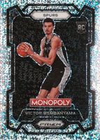 モノポリー エンパイア 2023 Victor Wembanyama RC Prizm Monopoly Red #52/99 #81 PSA
