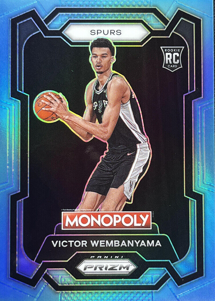 ウェンバンヤマ ゲームジャージ(2023 CITY)L 23-24 Mosaic Victor Wembanyama City Edition Blue Prizm /199