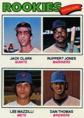 1977 Topps #488 Rookie Outfielders