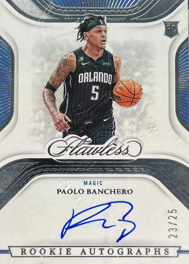 Paolo Banchero 2022 Flawless #RA-PBC Rookie Autographs /25
