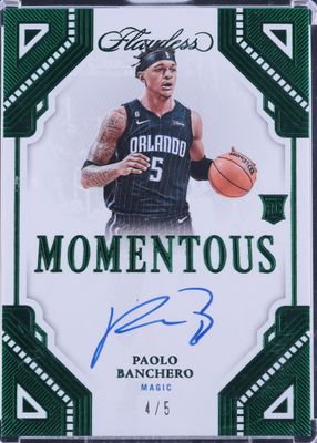 2022 Flawless #MA-PBC Momentous Autographs - Emerald /5