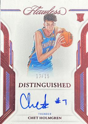 2022 Flawless #DA-CHG Distinguished Autographs - Ruby /15