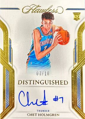 2022 Flawless #DA-CHG Distinguished Autographs - Gold /10