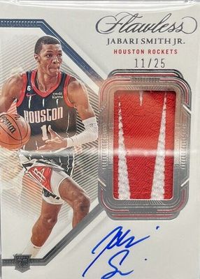 2022 Flawless #VPA-JSJ Vertical Patch Autographs /25