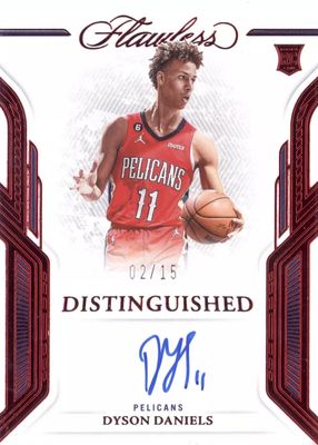 2022 Flawless #DA-DYD Distinguished Autographs - Ruby /15