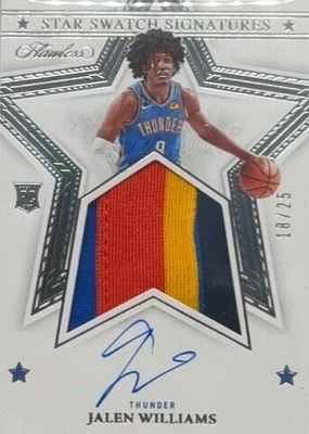 2022 Flawless #SSS-JLW Star Swatch Signatures (/25)