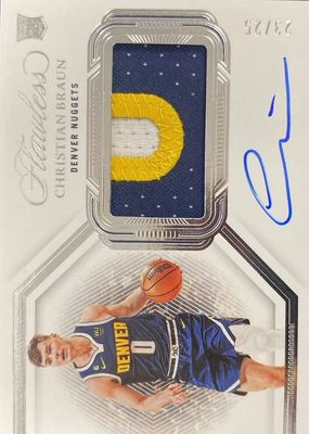 Christian Braun 2022 Immaculate #132 Rookie Patch Auto /99