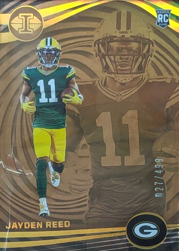 Jayden Reed 2023 Illusions #41 Trophy Collection Bronze /499 Price ...