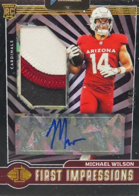 2023 Illusions #126 First Impressions Memorabilia Autographs - Black /50