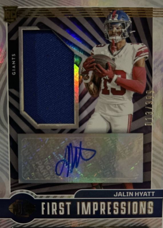 2023 Illusions #115 First Impressions Memorabilia Autographs /399