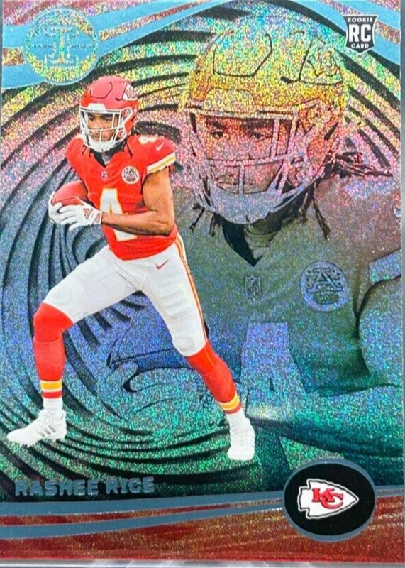 Rashee Rice 2023 Illusions #56 Trophy Collection Dots Rookie RAW