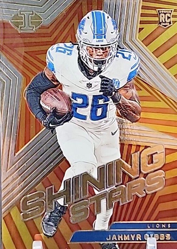 Jahmyr Gibbs 2023 Illusions #20 Shining Stars Rookie RAW