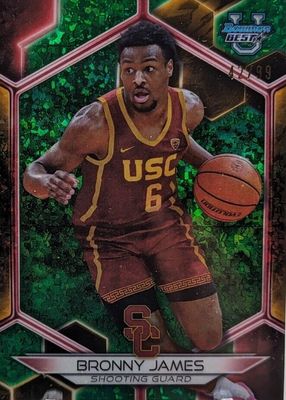 2023 Bowman Best University #92 Green Mini-Diamond Refractor /99