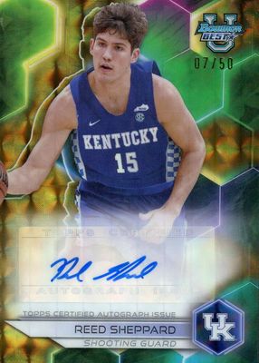 2023 Bowman Best University #B23-RS Best of 2023 Autographs - Geometric Gold Refractor /50