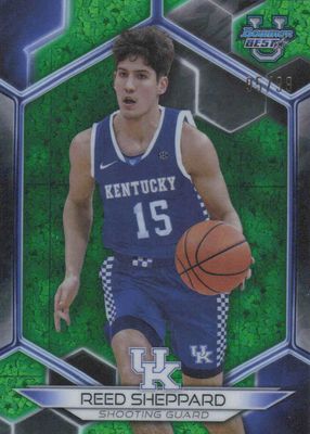 2023 Bowman Best University #42 Green Mini-Diamond Refractor /99