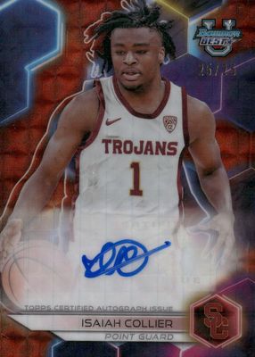 2023 Bowman Best University #B23-IC Best of 2023 Autographs - Geometric Orange Refractor /25