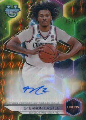 2023 Bowman Best University #B23-SC Best of 2023 Autographs - Geometric Gold Refractor /50