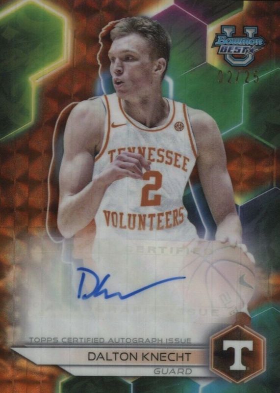 2023 Bowman's Best University #B23-DK Best of 2023 Autographs - Geometric Orange Refractor /25