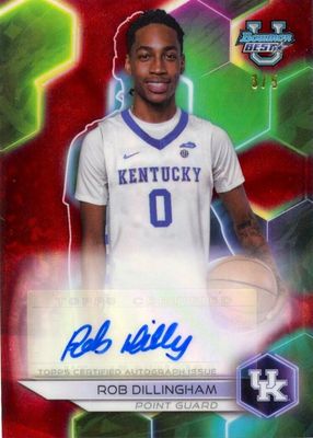 2023 Bowman Best University #B23-RD Best of 2023 Autographs - Red Lava Refractor /5