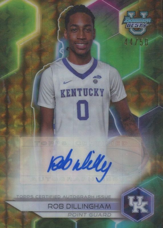 2023 Bowman's Best University #B23-RD Best of 2023 Autographs - Geometric Gold Refractor /50