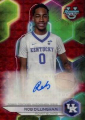 2023 Bowman Best University #B23-RD Best of 2023 Autographs - Geometric Red Refractor /10