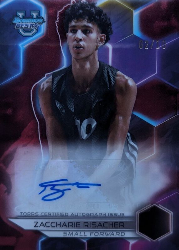 2023 Bowman's Best University #B23-ZR Best of 2023 Autographs - Red Refractor /10