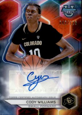 2023 Bowman Best University #B23-CW Best of 2023 Autographs - Refractor /125