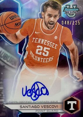 2023 Bowman Best University #B23-SV Best of 2023 Autographs - Refractor /125