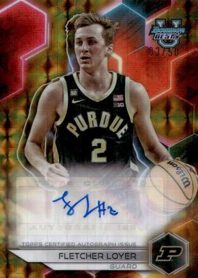 2023 Bowman Best University #B23-FL Best of 2023 Autographs - Gold Refractor /50