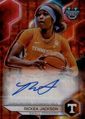 2023 Bowman Best University #B23-RJ Best of 2023 Autographs - Geometric Orange Refractor /25
