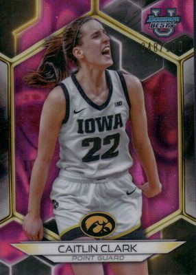 2023 Bowman Best University #30 Pink Lava Refractor /100
