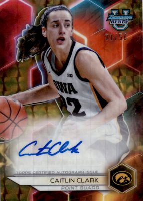 2023 Bowman Best University #B23-CC Best of 2023 Autographs - Geometric Gold Refractor /50