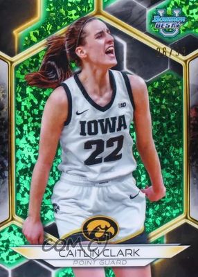 2023 Bowman Best University #30 Green Mini-Diamond Refractor /99