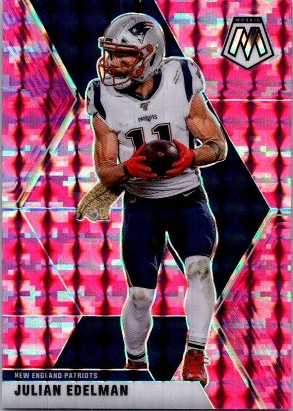 Julian Edelman 2020 Mosaic #138 Pink Camo BGS 8