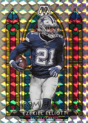 Ezekiel Elliott 2020 Mosaic #SG4 Stained Glass /(SSP) Price