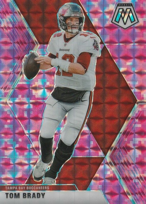 Tom Brady 2020 Mosaic #135 Pink Camo RAW