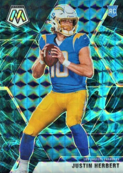 Justin Herbert 2020 Mosaic #204 Genesis /(SSP) Price Guide