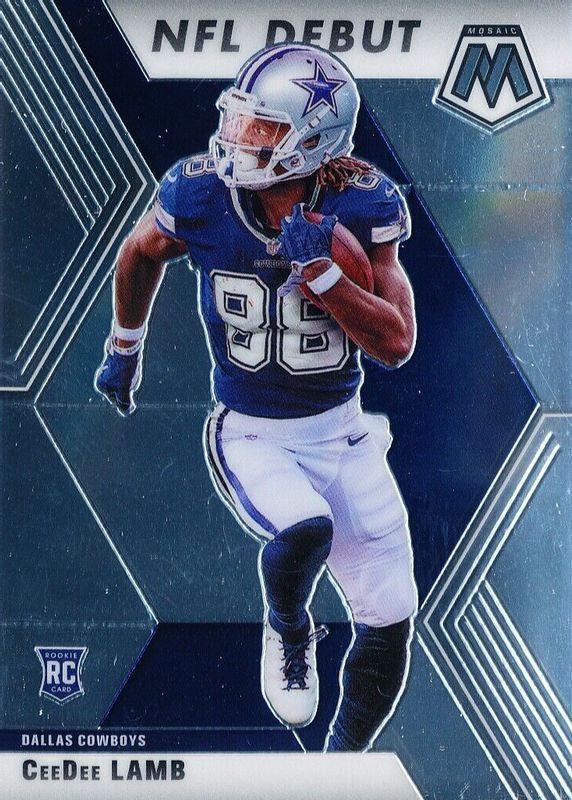 CeeDee Lamb 2020 Mosaic #268 NFL Debut Rookie SGC 9.5