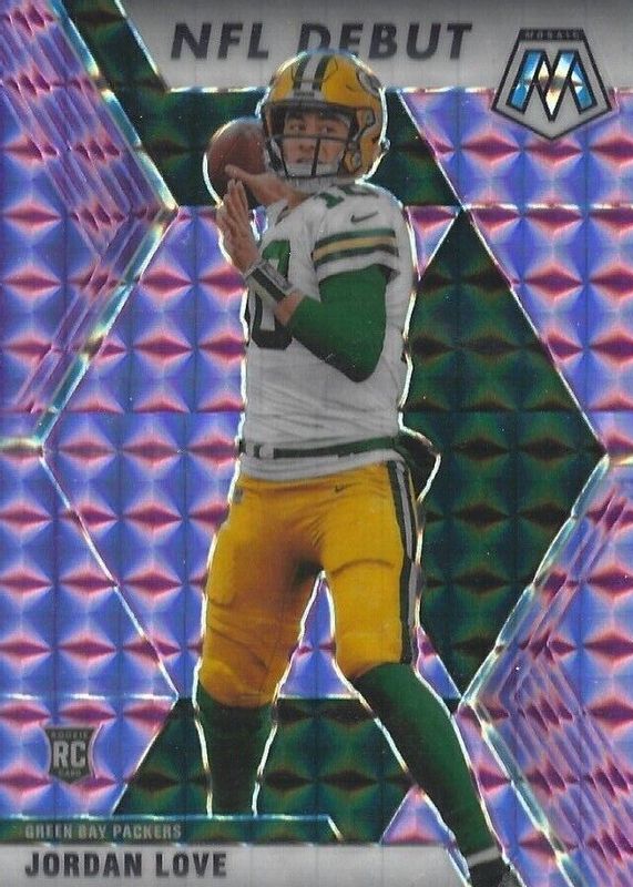 Jordan Love 2020 Mosaic #264 NFL Debut - Purple /49 Rookie SGC 9.5