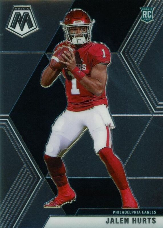 Jalen Hurts 2020 Mosaic #222 Rookie Variation Rookie PSA 10