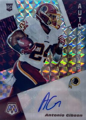 NFLカード Antonio Gibson サインカード2枚セット Antonio Gibson 2020 National Treasures #185 Rookie Patch