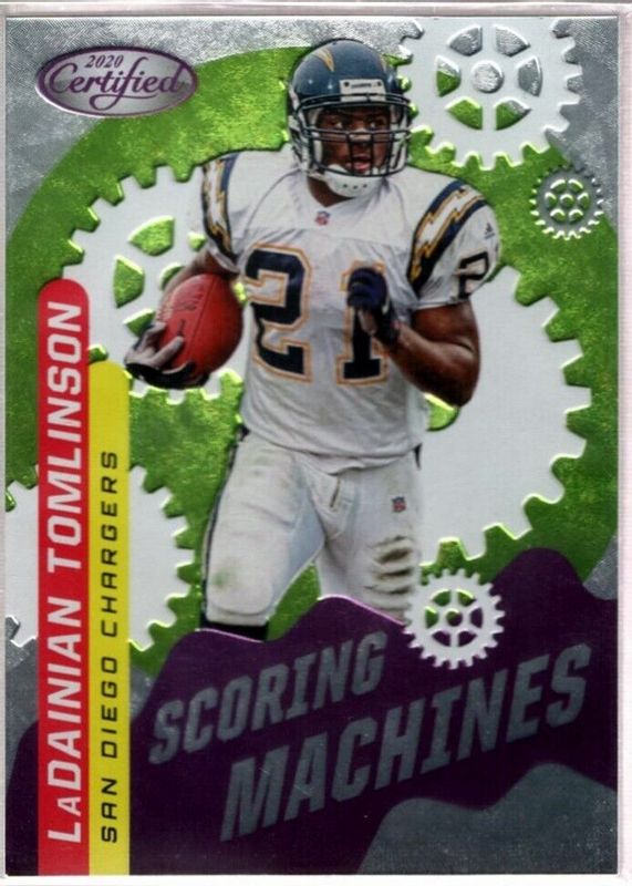 LaDainian Tomlinson 2020 Certified #SM-5 Scoring Machines /(SSP) RAW